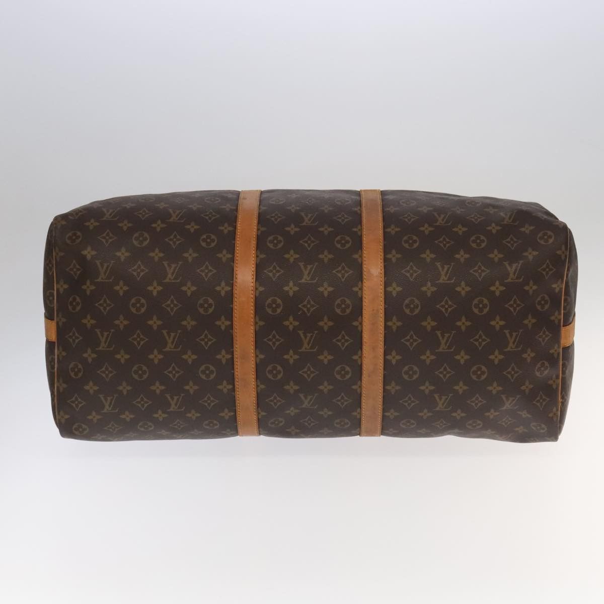 Keepall Bandoulière 60 Brown Canvas Travel Bag (Pre-Owned)
