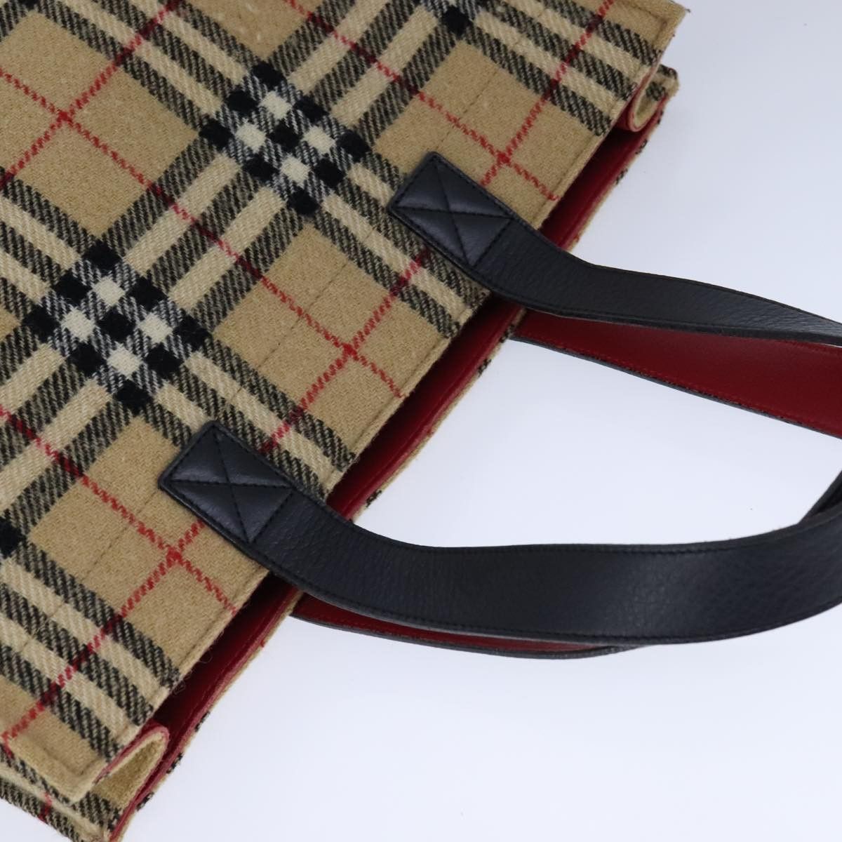 Burberry Nova Check Beige Cotton Handbag (Pre-Owned) Size ONE SIZE - 15 Thumbnail