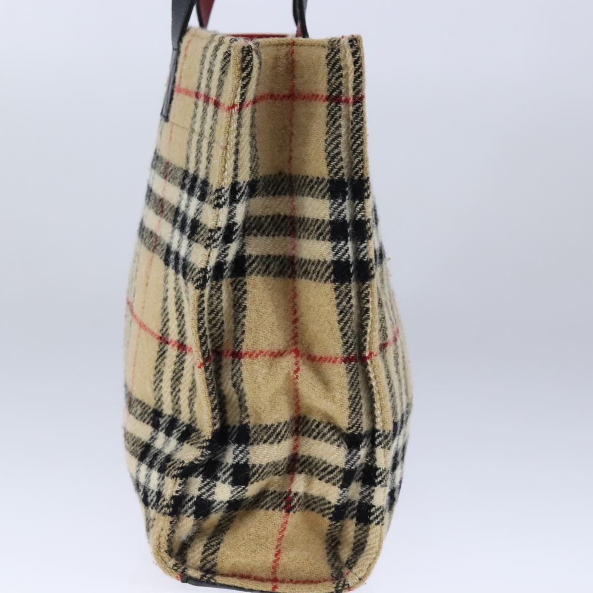 Burberry Nova Check Beige Cotton Handbag (Pre-Owned) Size ONE SIZE - 3 Thumbnail
