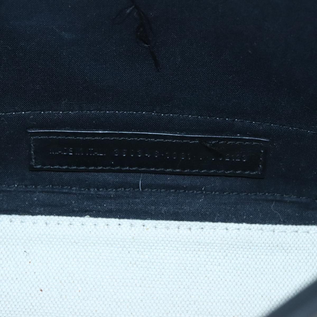 Balenciaga Navy Cabas White Canvas Tote Bag (Pre-Owned) Size ONE SIZE - 14 Thumbnail