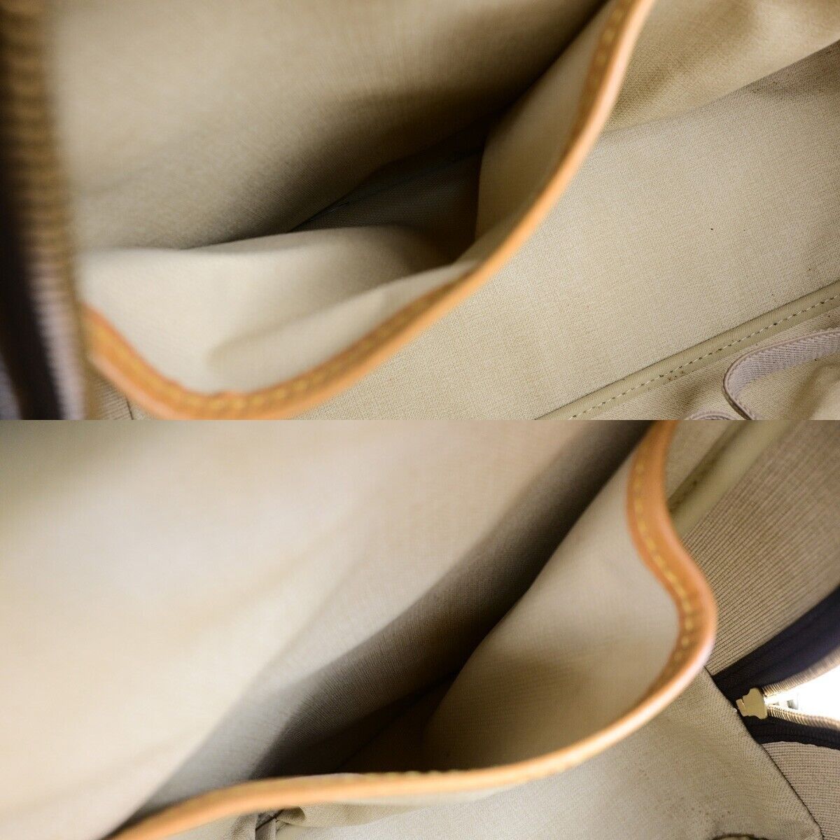 Louis Vuitton Deauville Brown Canvas Handbag (Pre-Owned) Size ONE SIZE - 11 Thumbnail