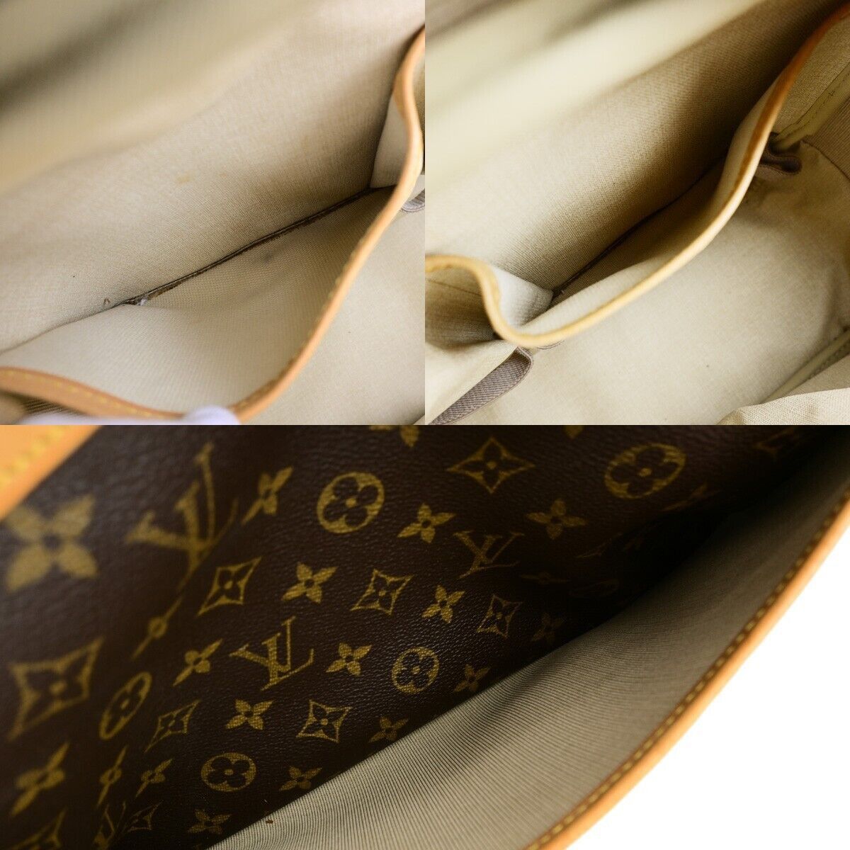Louis Vuitton Deauville Brown Canvas Handbag (Pre-Owned) Size ONE SIZE - 10 Thumbnail