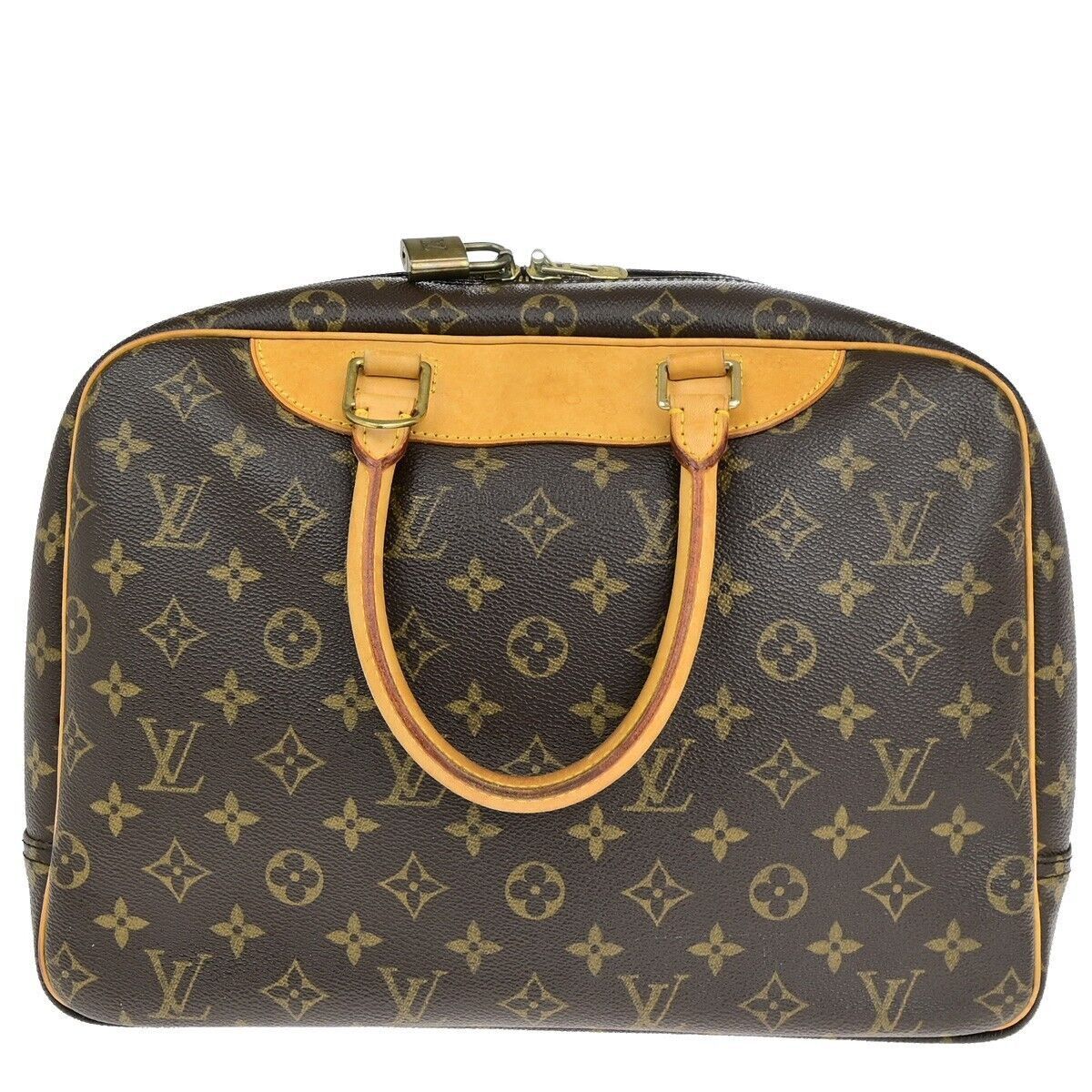 Louis Vuitton Deauville Brown Canvas Handbag (Pre-Owned) Size ONE SIZE - 2 Thumbnail