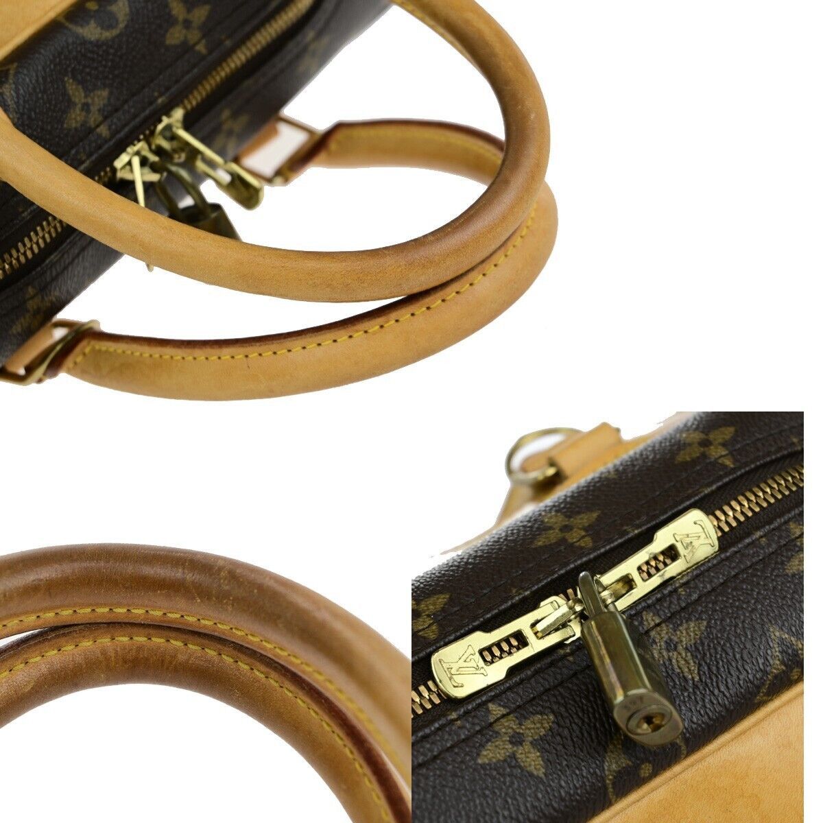 Louis Vuitton Deauville Brown Canvas Handbag (Pre-Owned) Size ONE SIZE - 6 Thumbnail