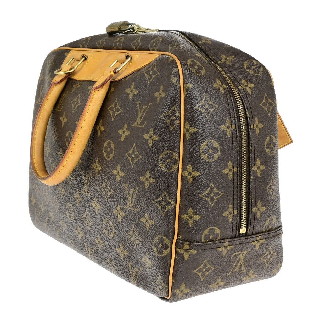 Louis Vuitton Deauville Brown Canvas Handbag (Pre-Owned) Size ONE SIZE - 4 Thumbnail