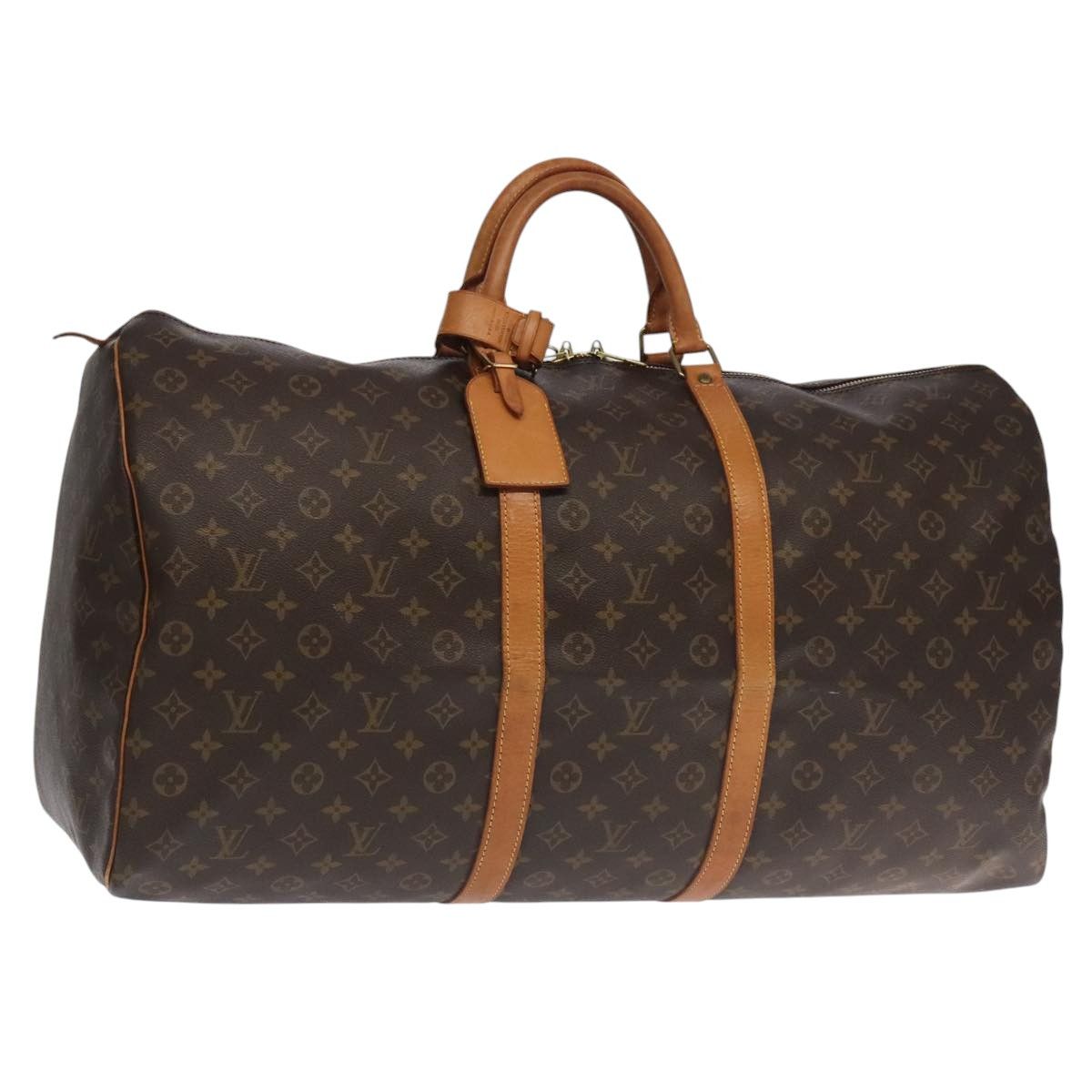 Louis Vuitton Keepall 60 Brown Canvas Travel Bag (Pre-Owned) Size ONE SIZE - 18 Thumbnail