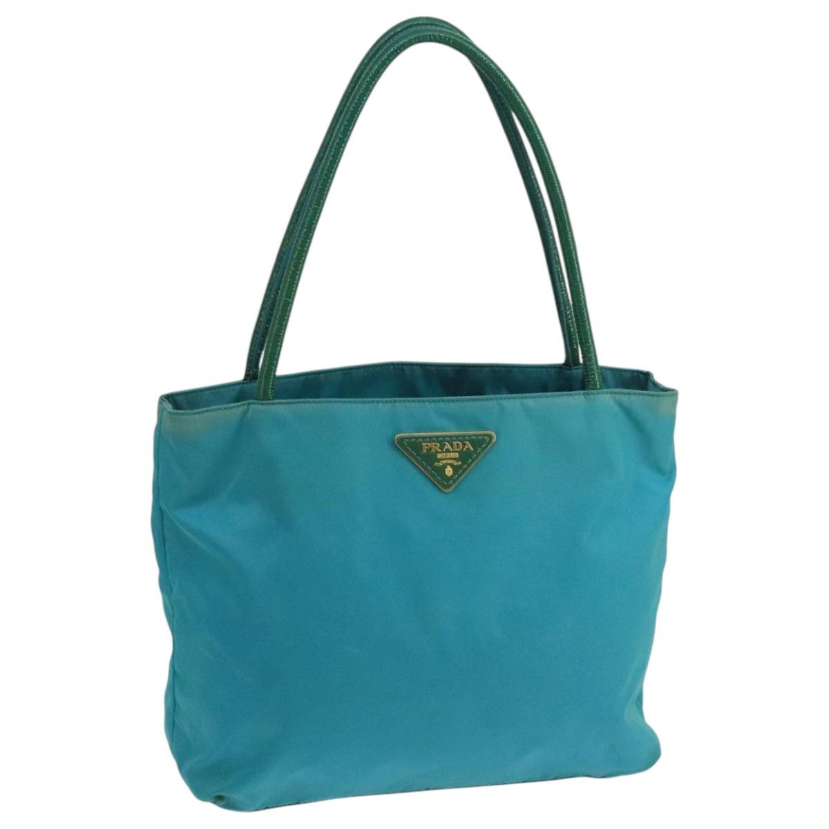 Prada Tessuto Blue Synthetic Tote Bag (Pre-Owned) Size ONE SIZE - 14 Thumbnail