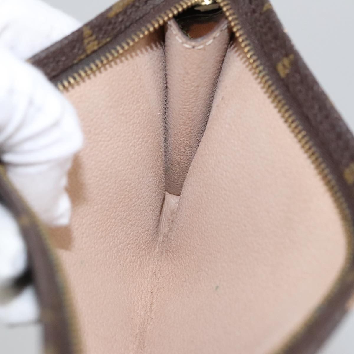 Louis Vuitton Pochette Brown Canvas Clutch Bag (Pre-Owned) Size ONE SIZE - 13 Thumbnail