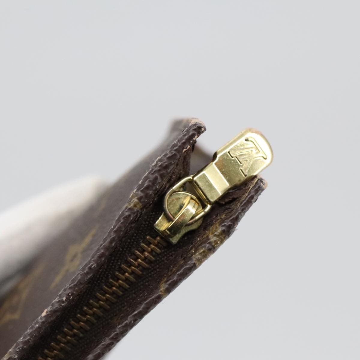 Louis Vuitton Pochette Brown Canvas Clutch Bag (Pre-Owned) Size ONE SIZE - 11 Thumbnail