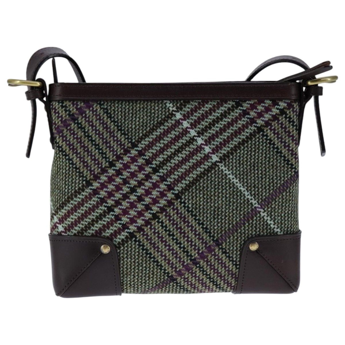 Burberry Multicolour Wool Shoulder Bag (Pre-Owned) Size ONE SIZE - 2 Thumbnail