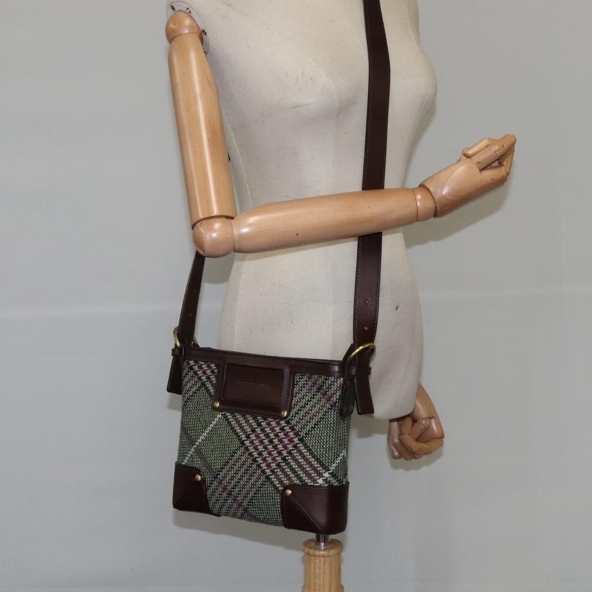 Burberry Multicolour Wool Shoulder Bag (Pre-Owned) Size ONE SIZE - 15 Thumbnail