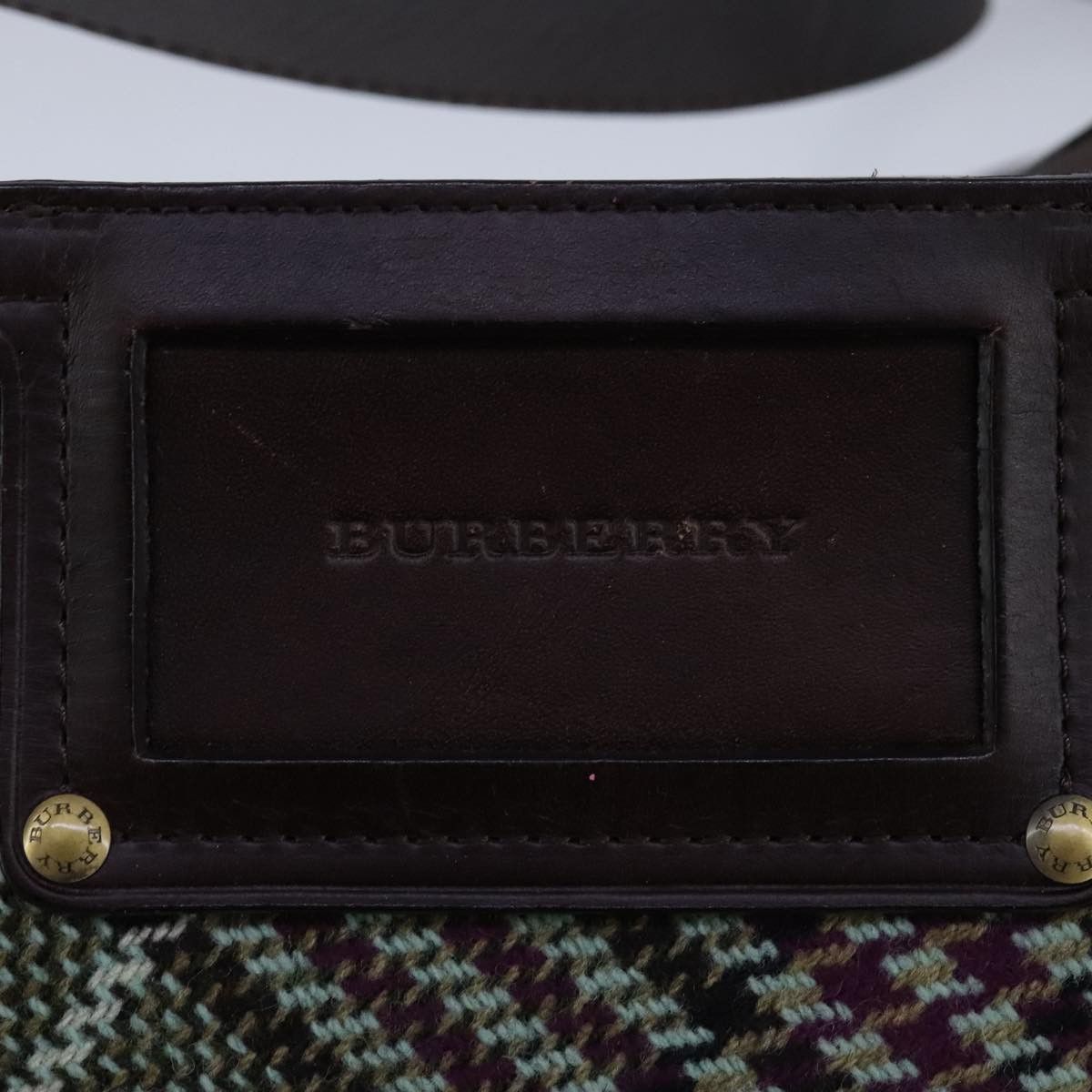 Burberry Multicolour Wool Shoulder Bag (Pre-Owned) Size ONE SIZE - 19 Thumbnail