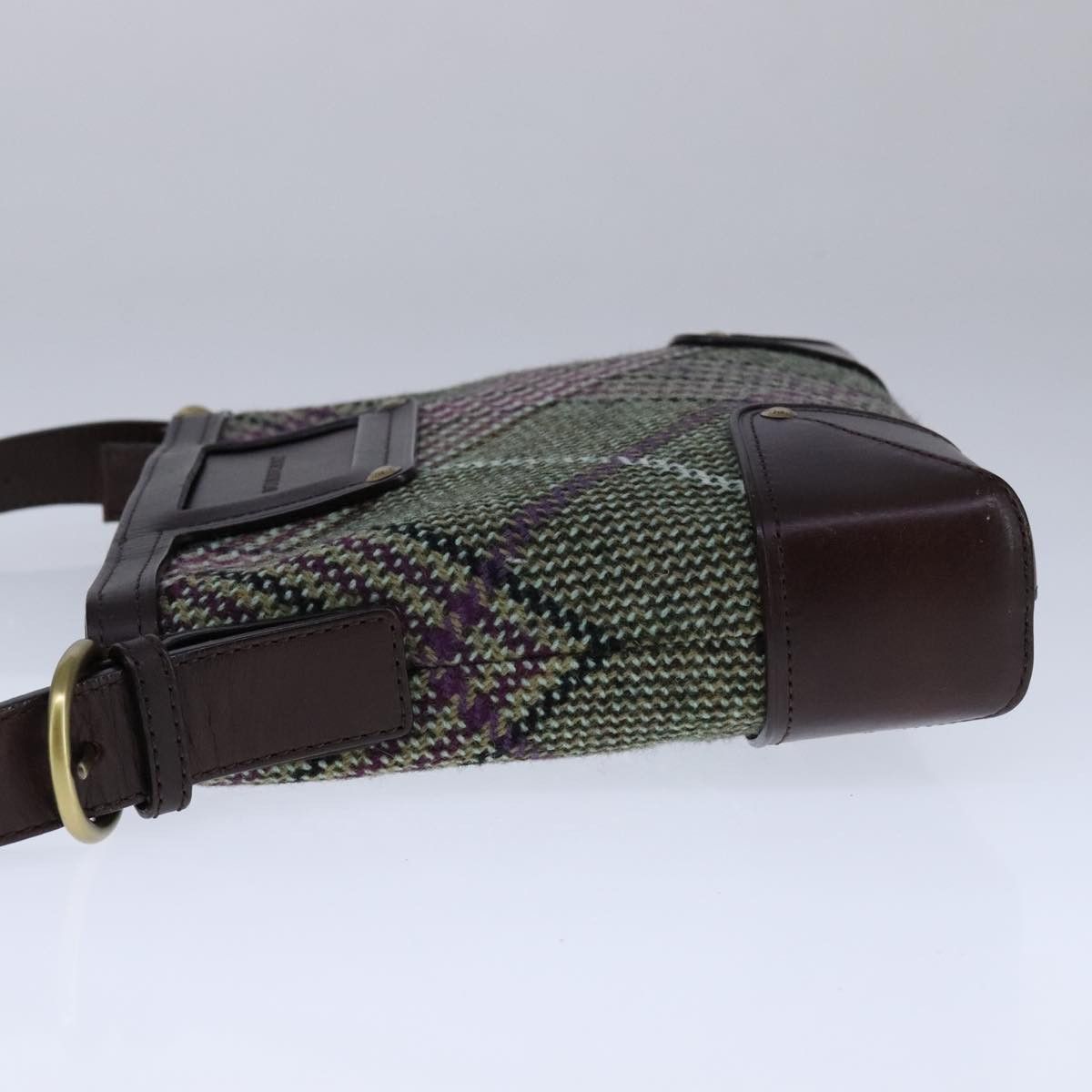 Burberry Multicolour Wool Shoulder Bag (Pre-Owned) Size ONE SIZE - 4 Thumbnail