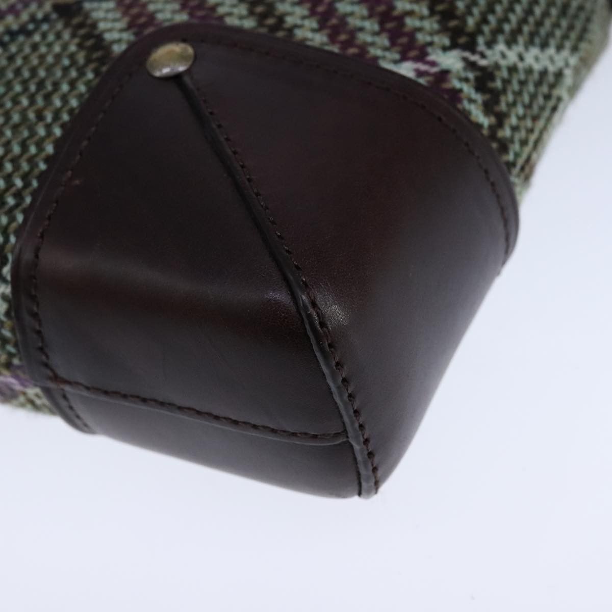 Burberry Multicolour Wool Shoulder Bag (Pre-Owned) Size ONE SIZE - 7 Thumbnail