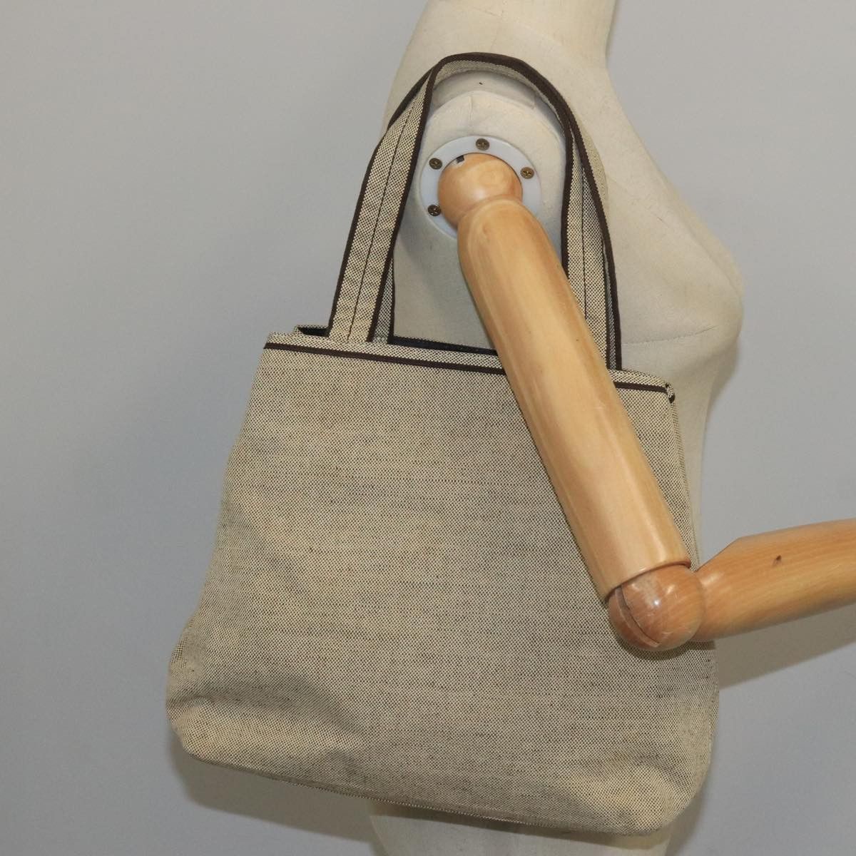 Prada Beige Canvas Tote Bag (Pre-Owned) Size ONE SIZE - 14 Thumbnail