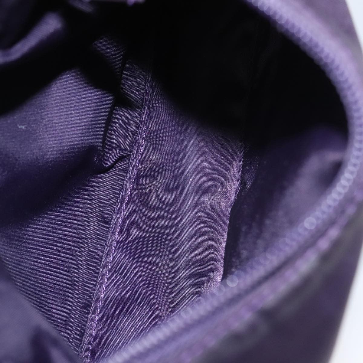 Prada Re-Nylon Purple Synthetic Handbag (Pre-Owned) Size ONE SIZE - 13 Thumbnail