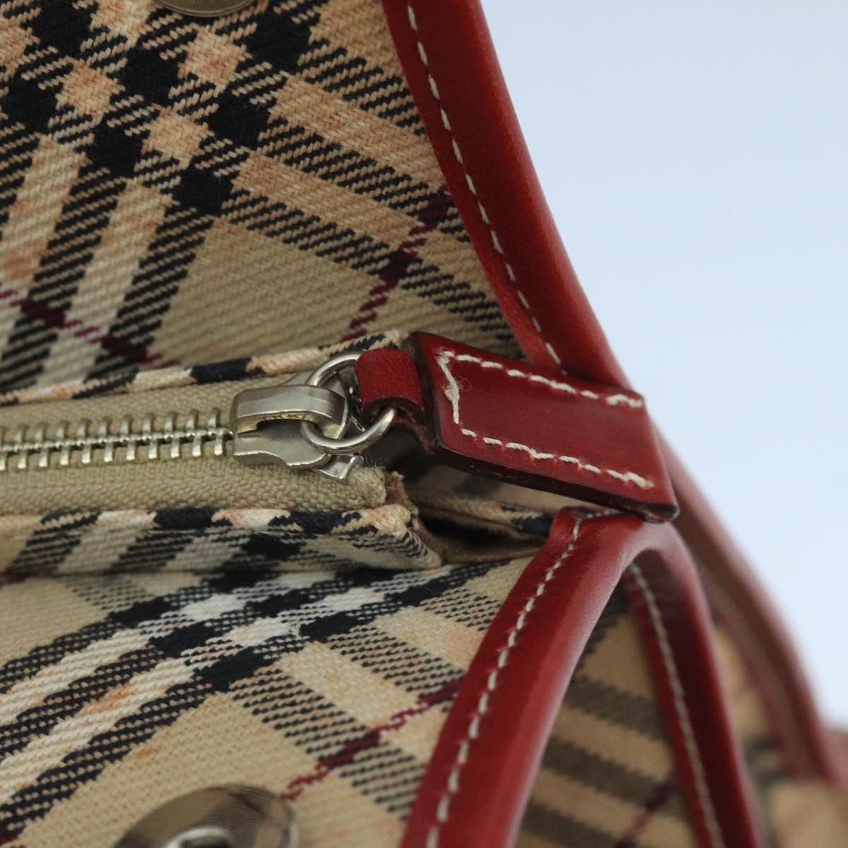 Burberry Nova Check Beige Canvas Tote Bag (Pre-Owned) Size ONE SIZE - 11 Thumbnail