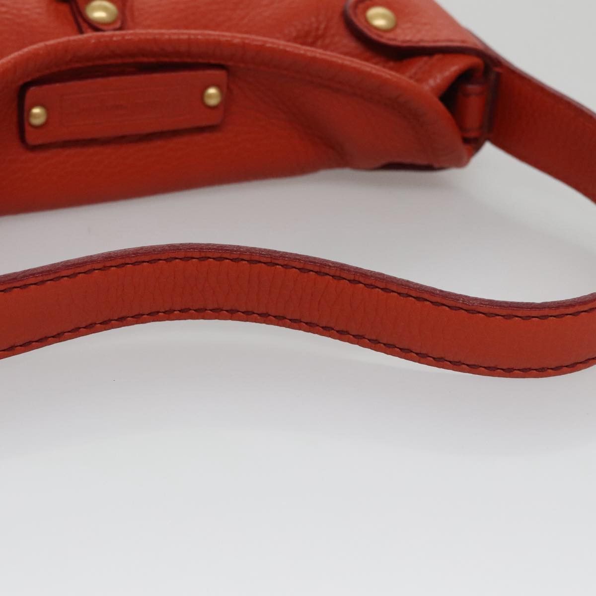 Salvatore Ferragamo Gancini Orange Leather Handbag (Pre-Owned) Size ONE SIZE - 20 Thumbnail