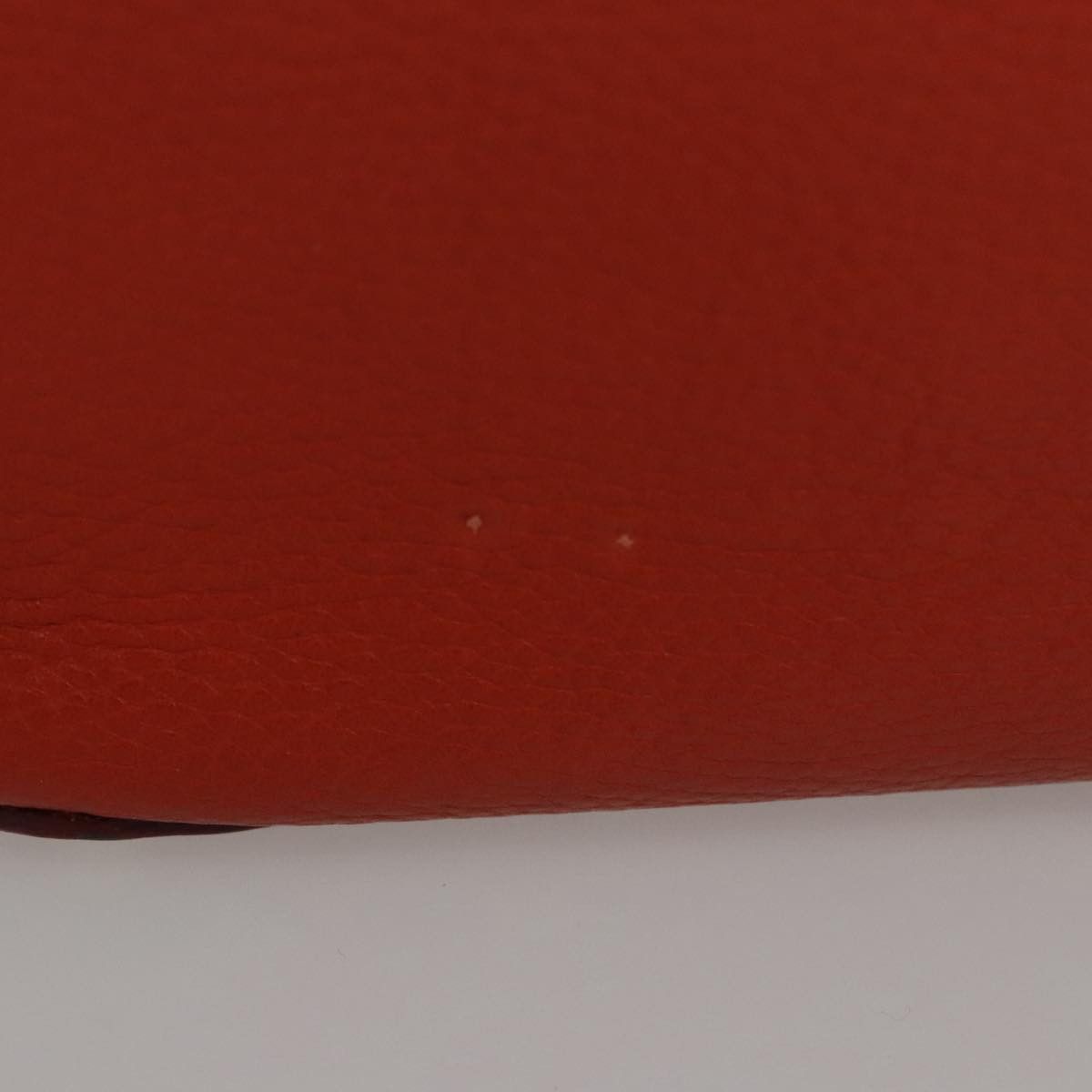 Salvatore Ferragamo Gancini Orange Leather Handbag (Pre-Owned) Size ONE SIZE - 18 Thumbnail