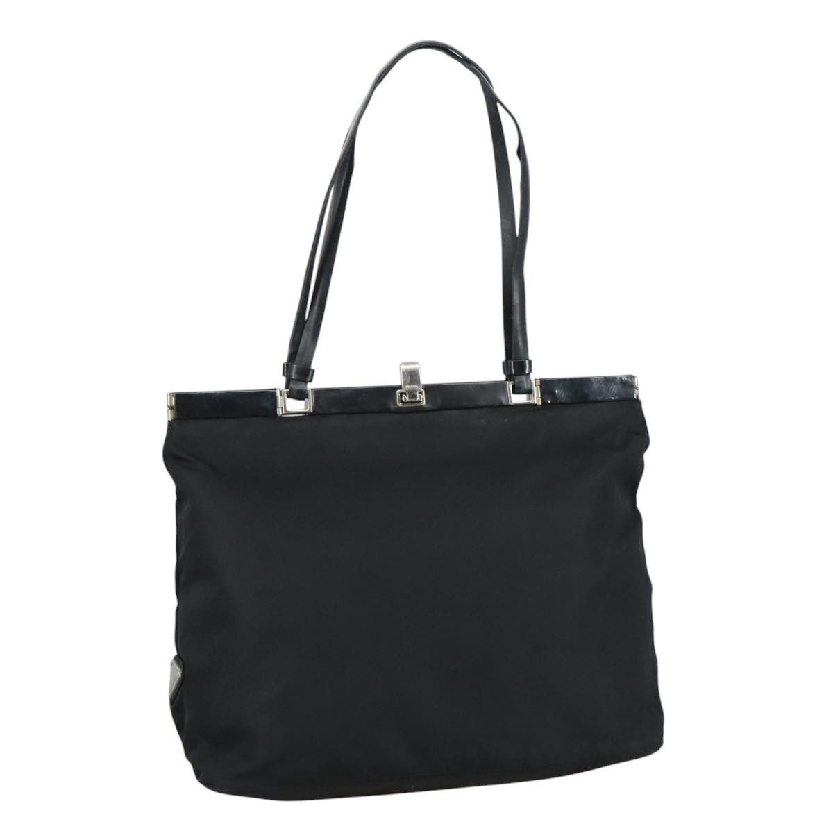 Prada Tessuto Black Synthetic Tote Bag (Pre-Owned) Size ONE SIZE - 16 Thumbnail