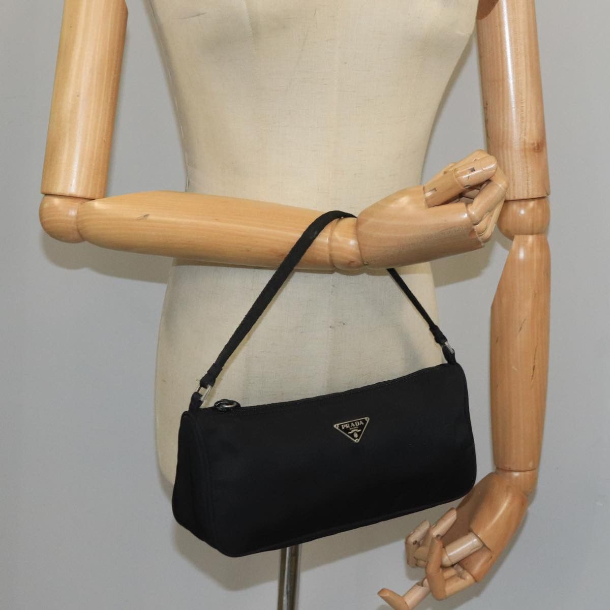 Prada Re-Edition Black Synthetic Clutch Bag (Pre-Owned) Size ONE SIZE - 15 Thumbnail