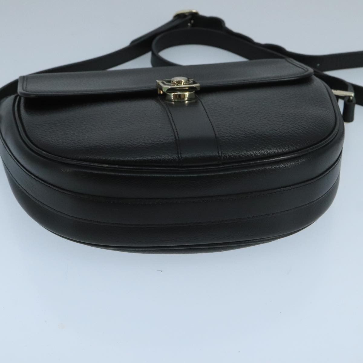 Burberry Nova Check Black Leather Shoulder Bag (Pre-Owned) Size ONE SIZE - 16 Thumbnail