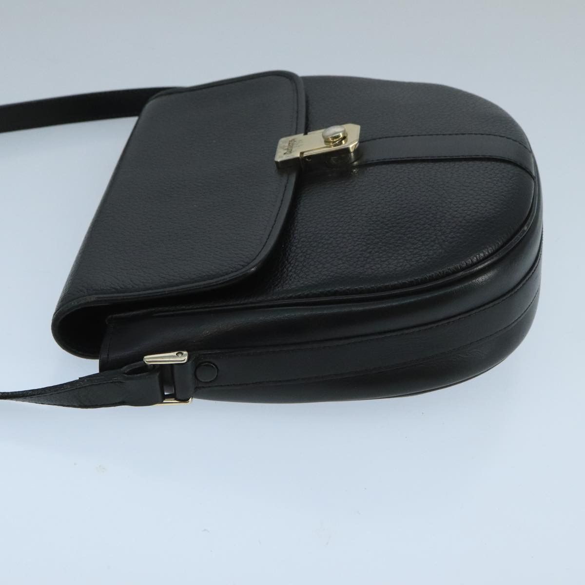 Burberry Nova Check Black Leather Shoulder Bag (Pre-Owned) Size ONE SIZE - 3 Thumbnail