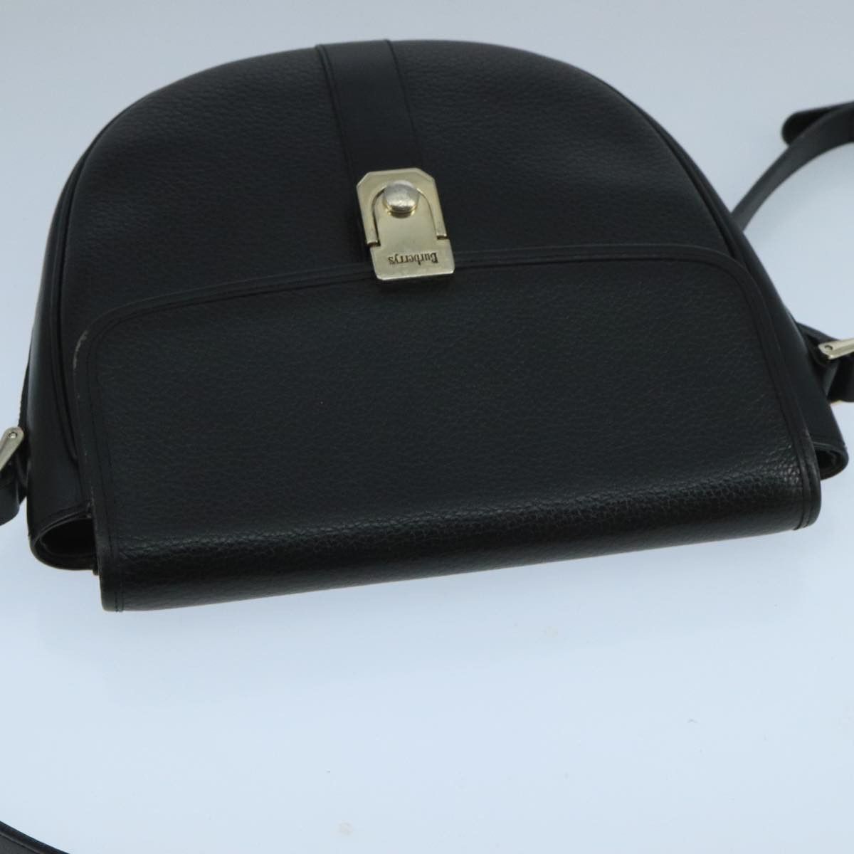 Burberry Nova Check Black Leather Shoulder Bag (Pre-Owned) Size ONE SIZE - 14 Thumbnail