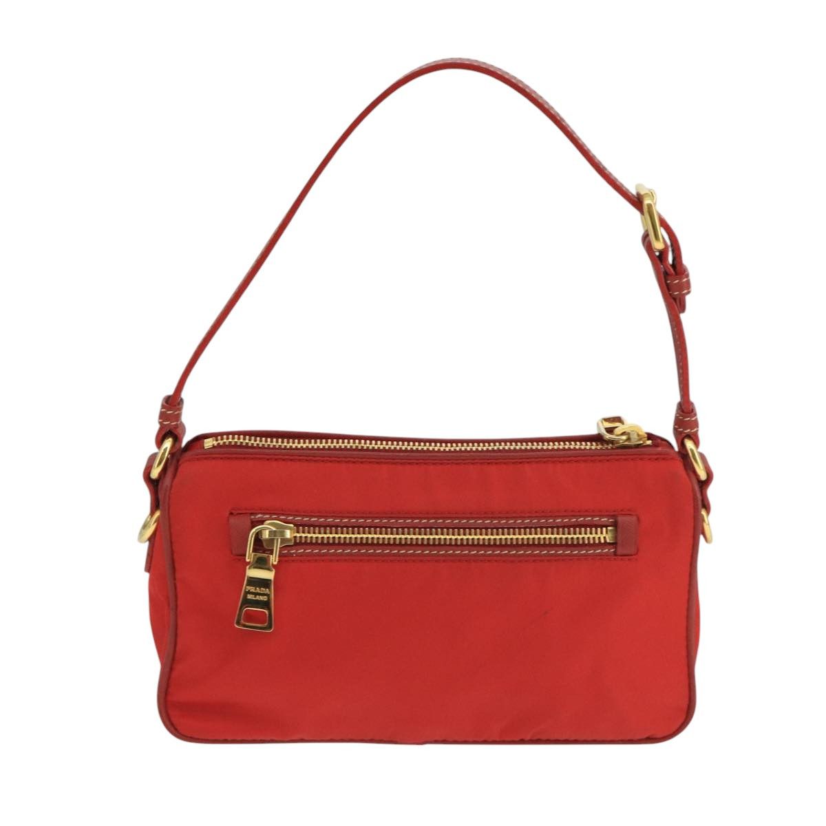 Prada Re-Nylon Red Synthetic Shoulder Bag (Pre-Owned) Size ONE SIZE - 2 Thumbnail