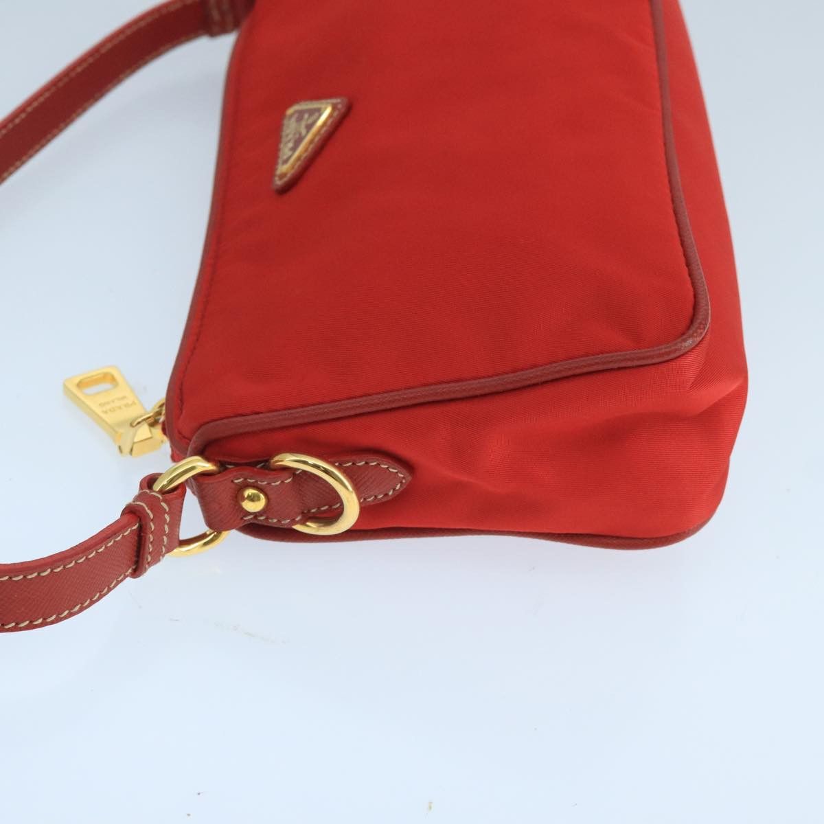 Prada Re-Nylon Red Synthetic Shoulder Bag (Pre-Owned) Size ONE SIZE - 4 Thumbnail