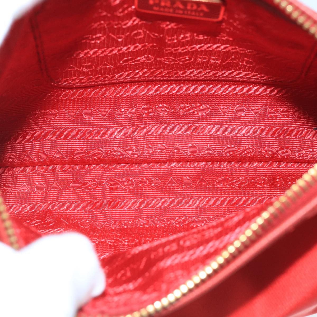 Prada Re-Nylon Red Synthetic Shoulder Bag (Pre-Owned) Size ONE SIZE - 12 Thumbnail