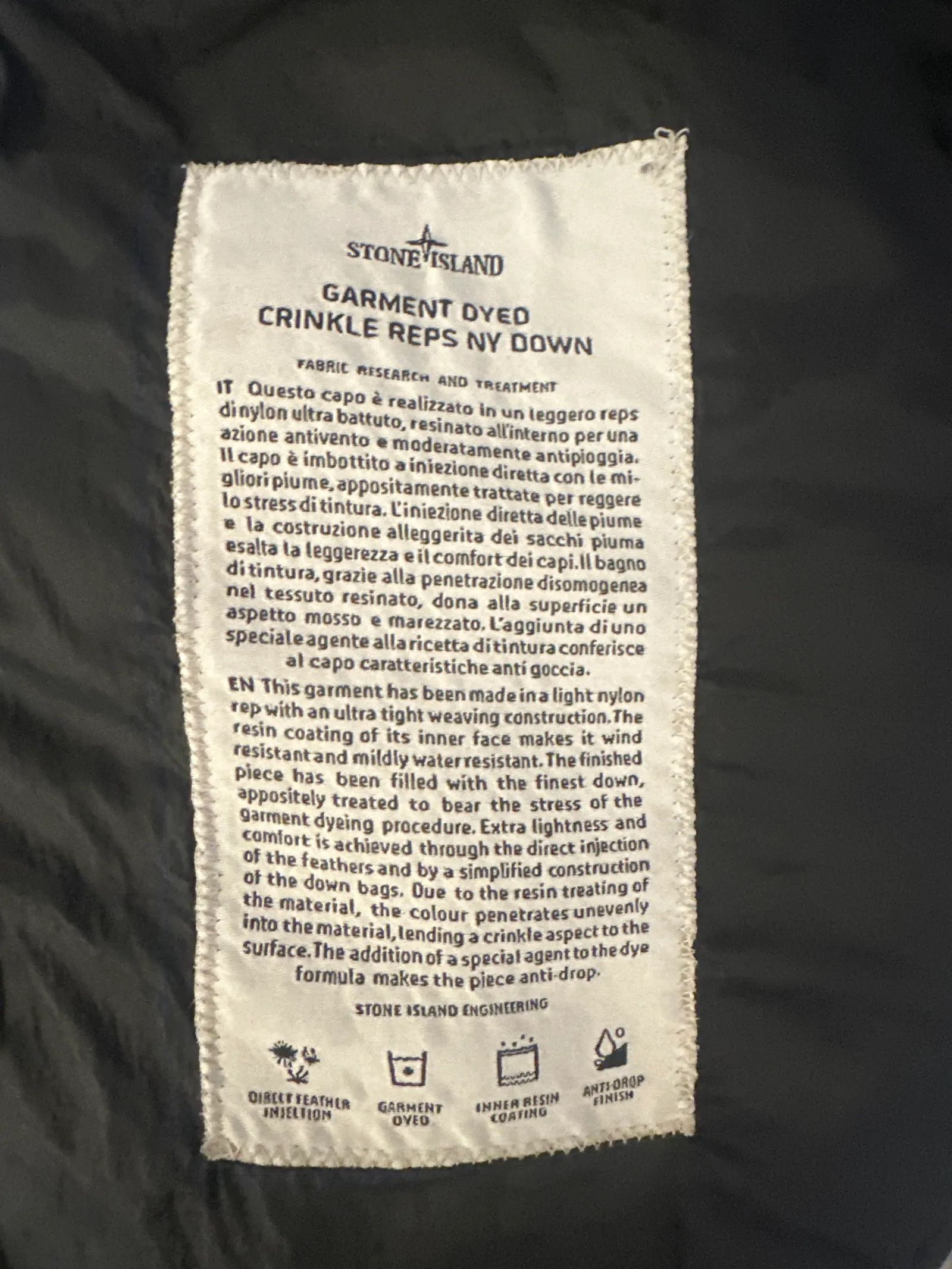 Stone Island Stone Island CRINKLE REPS NY DOWN Down Jacket Size US L / EU 52-54 / 3 - 2 Thumbnail