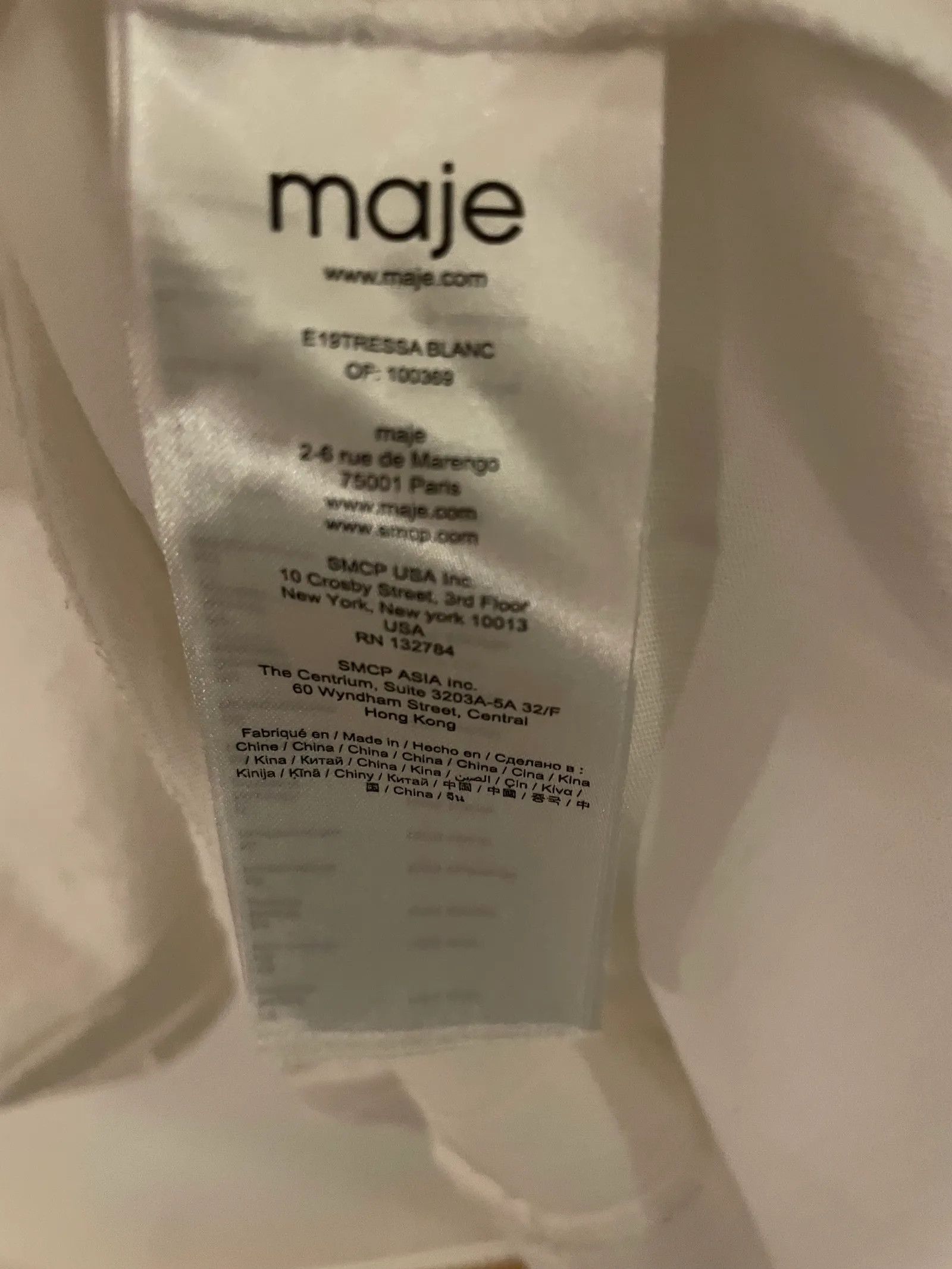 Maje Maje undefined Short Sleeve T-shirt Size M / US 6-8 / IT 42-44 - 3 Thumbnail