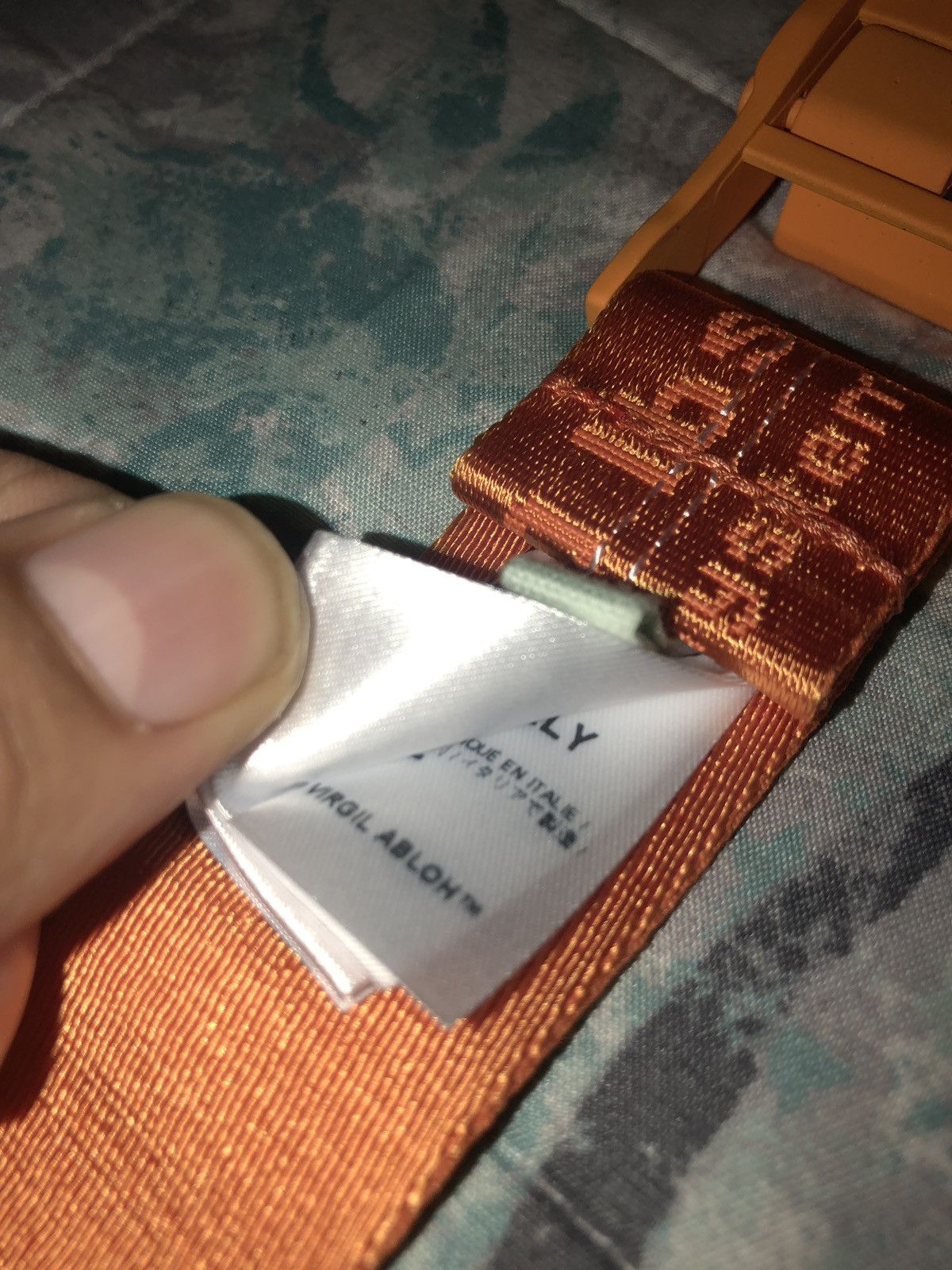 Off-White ORANGE INDUSTRIAL BELT Size ONE SIZE - 7 Thumbnail