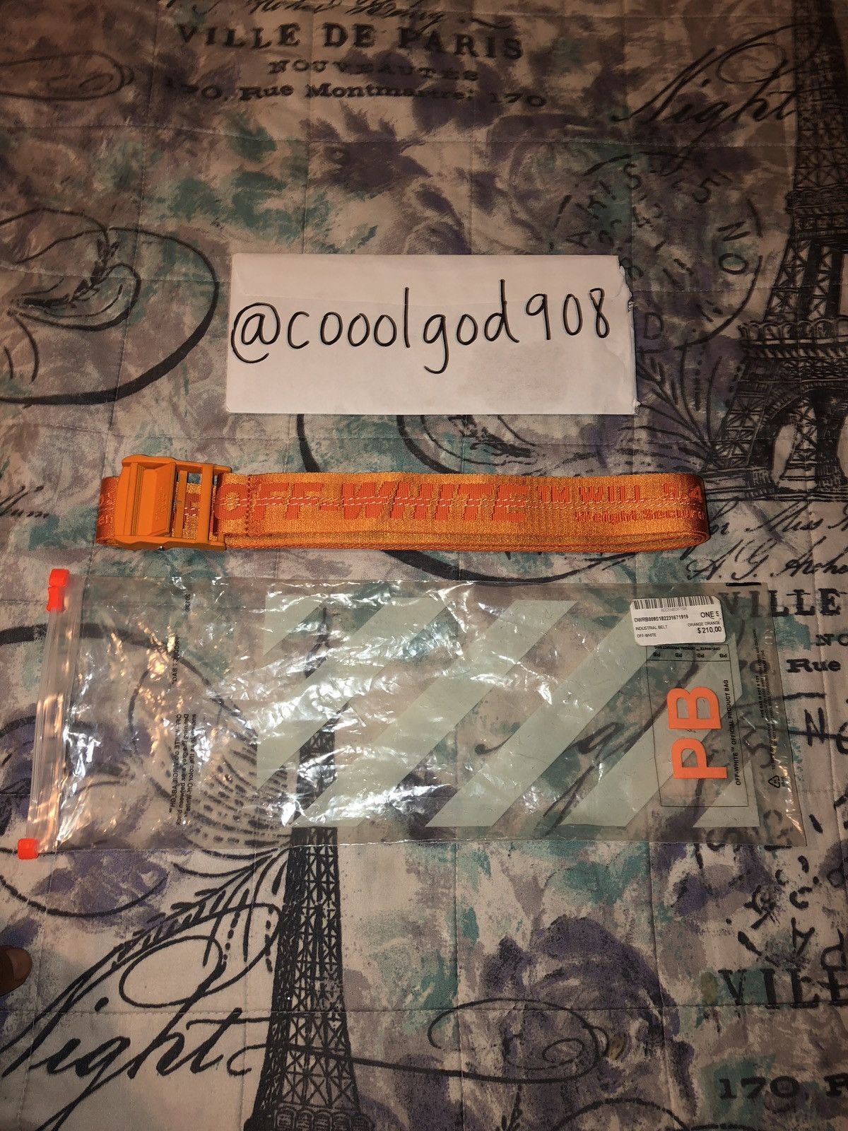 Off-White ORANGE INDUSTRIAL BELT Size ONE SIZE - 2 Thumbnail