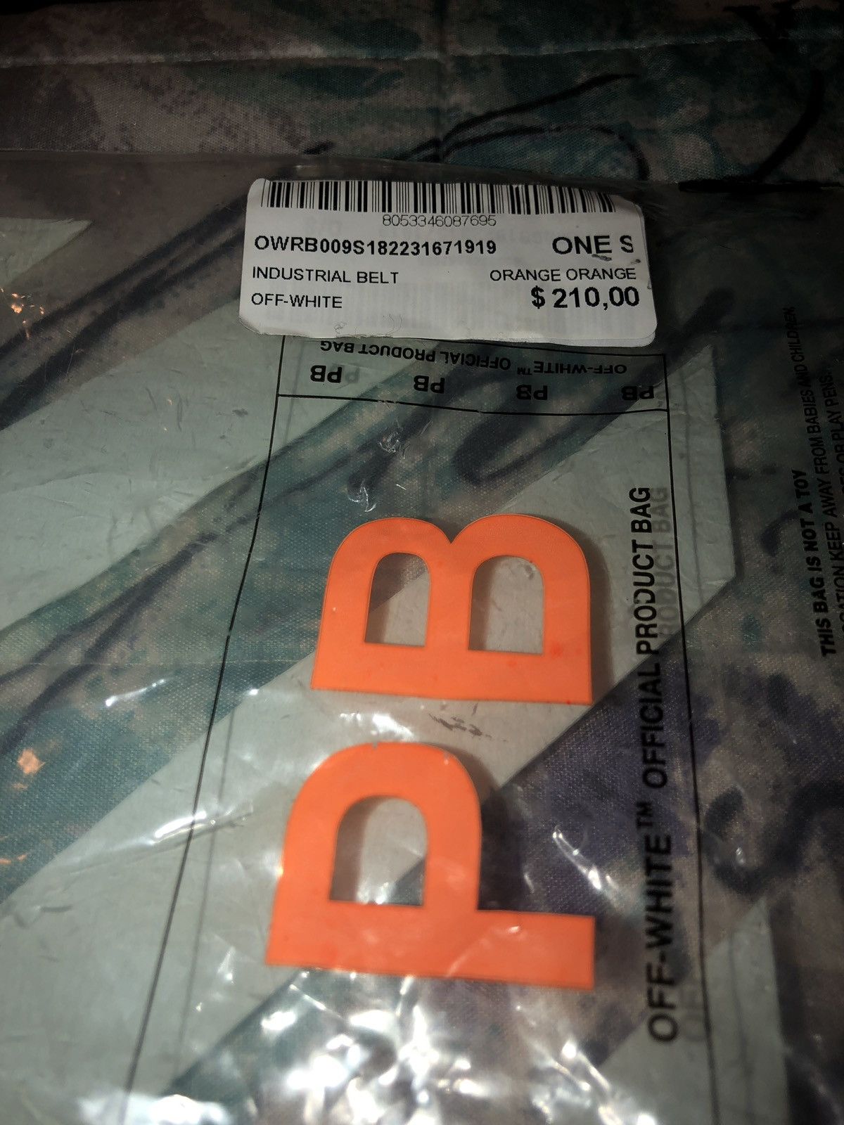 Off-White ORANGE INDUSTRIAL BELT Size ONE SIZE - 3 Thumbnail