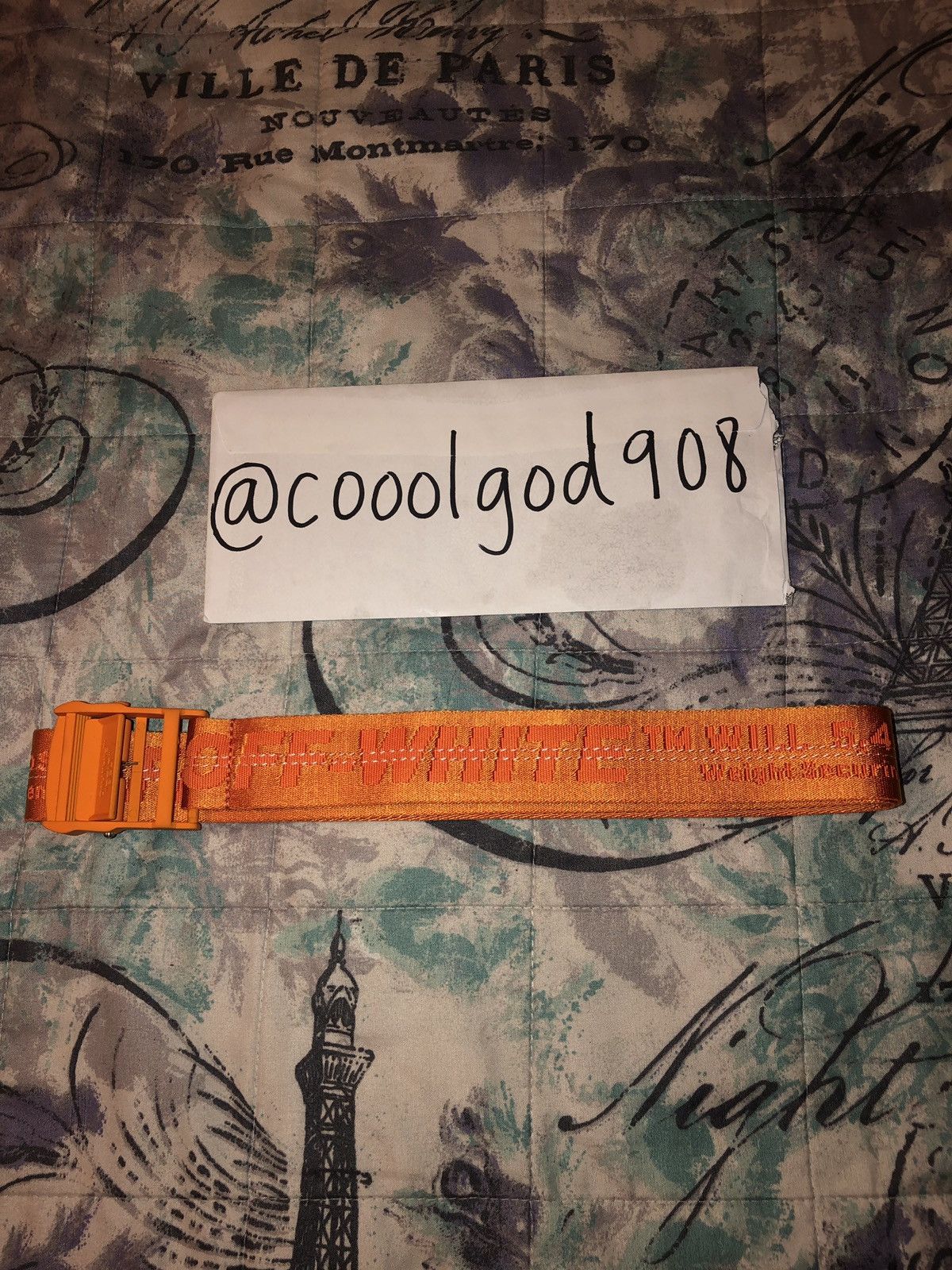 Off-White ORANGE INDUSTRIAL BELT Size ONE SIZE - 1 Thumbnail
