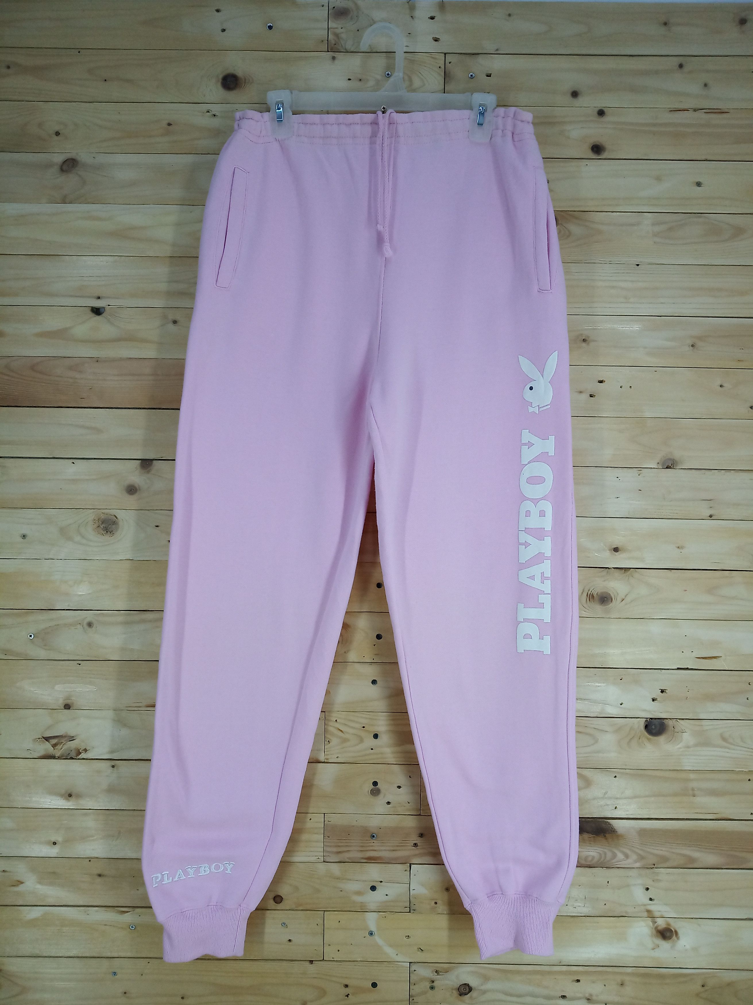 Pink 2024 playboy sweatpants