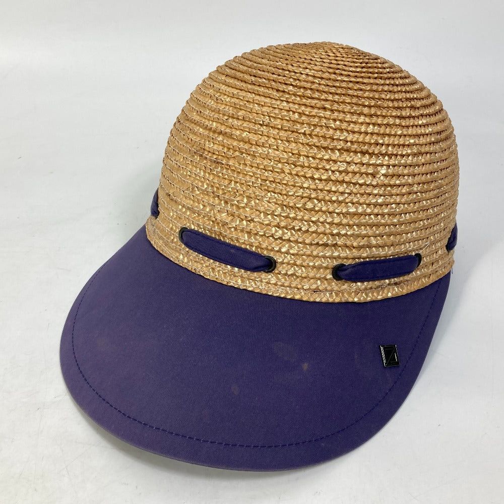 Dior Dior Sports Straw Cap Chapeau Ribbon Li-Bon Cotton Women Size ONE SIZE - 8 Thumbnail