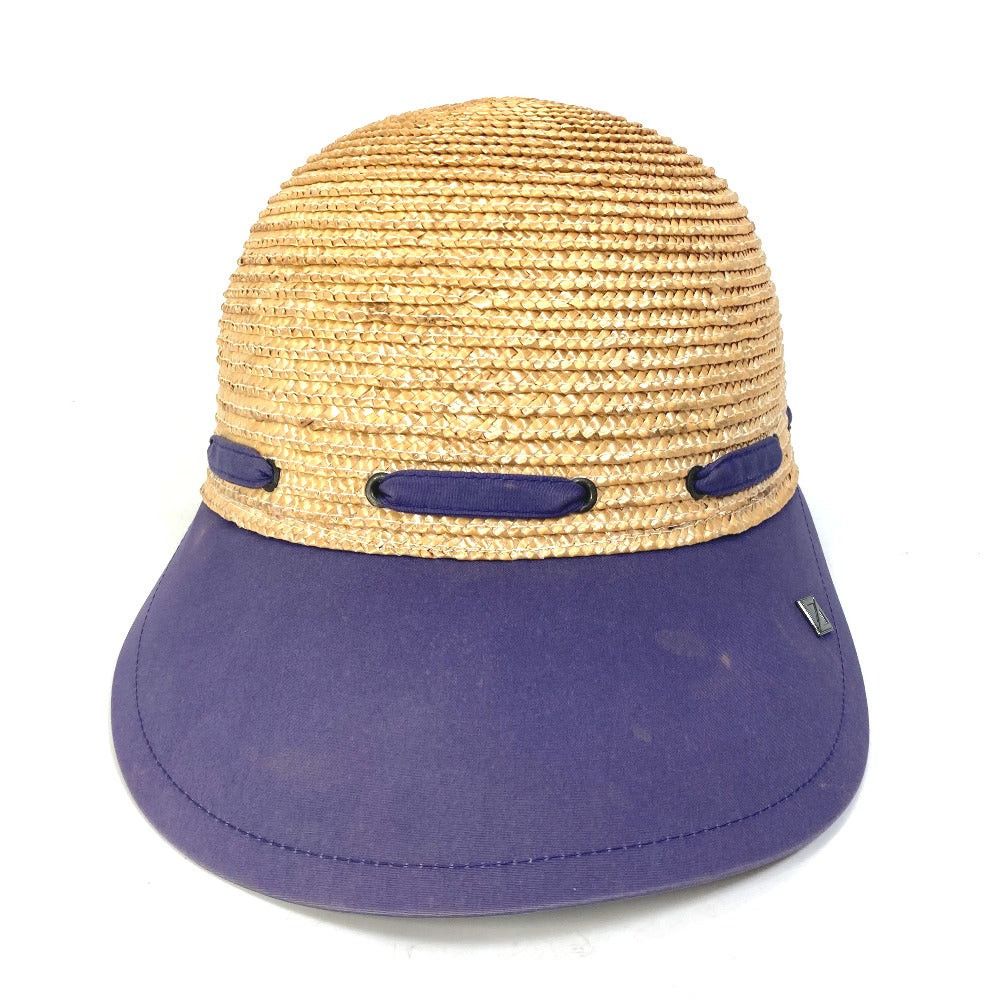 Dior Dior Sports Straw Cap Chapeau Ribbon Li-Bon Cotton Women Size ONE SIZE - 2 Thumbnail