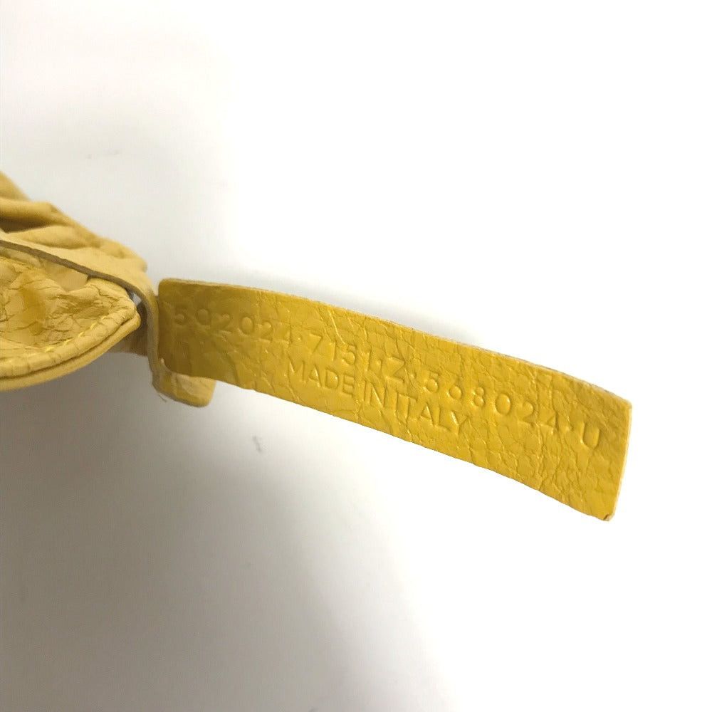 Balenciaga Balenciaga 502024 Logo Hair Accessory Elastic Scrunchie Leather Women Size ONE SIZE - 6 Thumbnail
