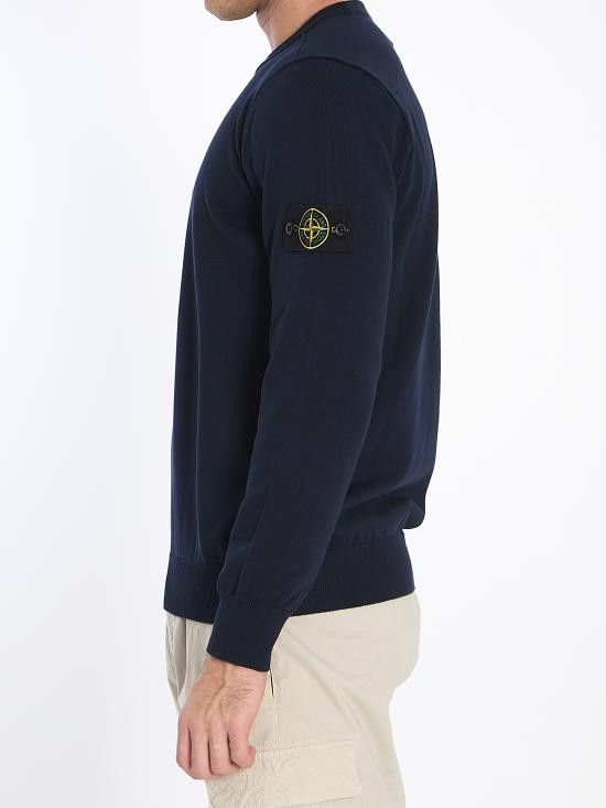 Stone Island STONE ISLAND Men Sweater K1S155100053 BLUE Size US L / EU 52-54 / 3 - 3 Thumbnail