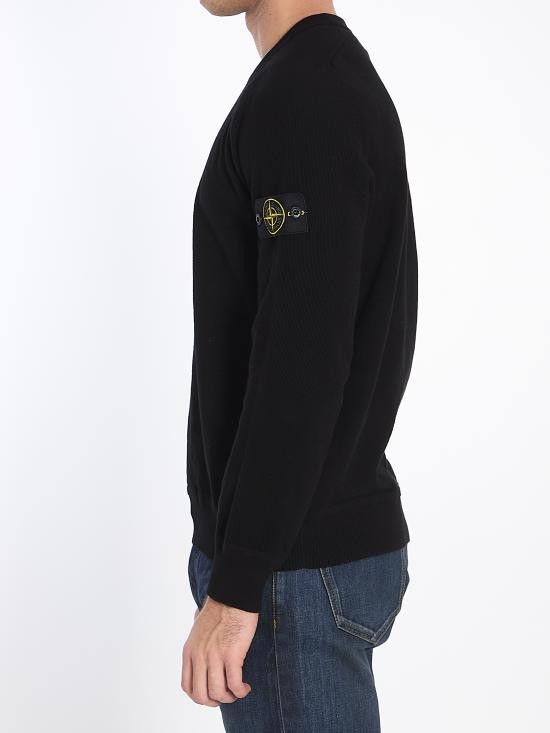 Stone Island STONE ISLAND Men Sweater K1S155100036 BLACK Size US XL / EU 56 / 4 - 3 Thumbnail