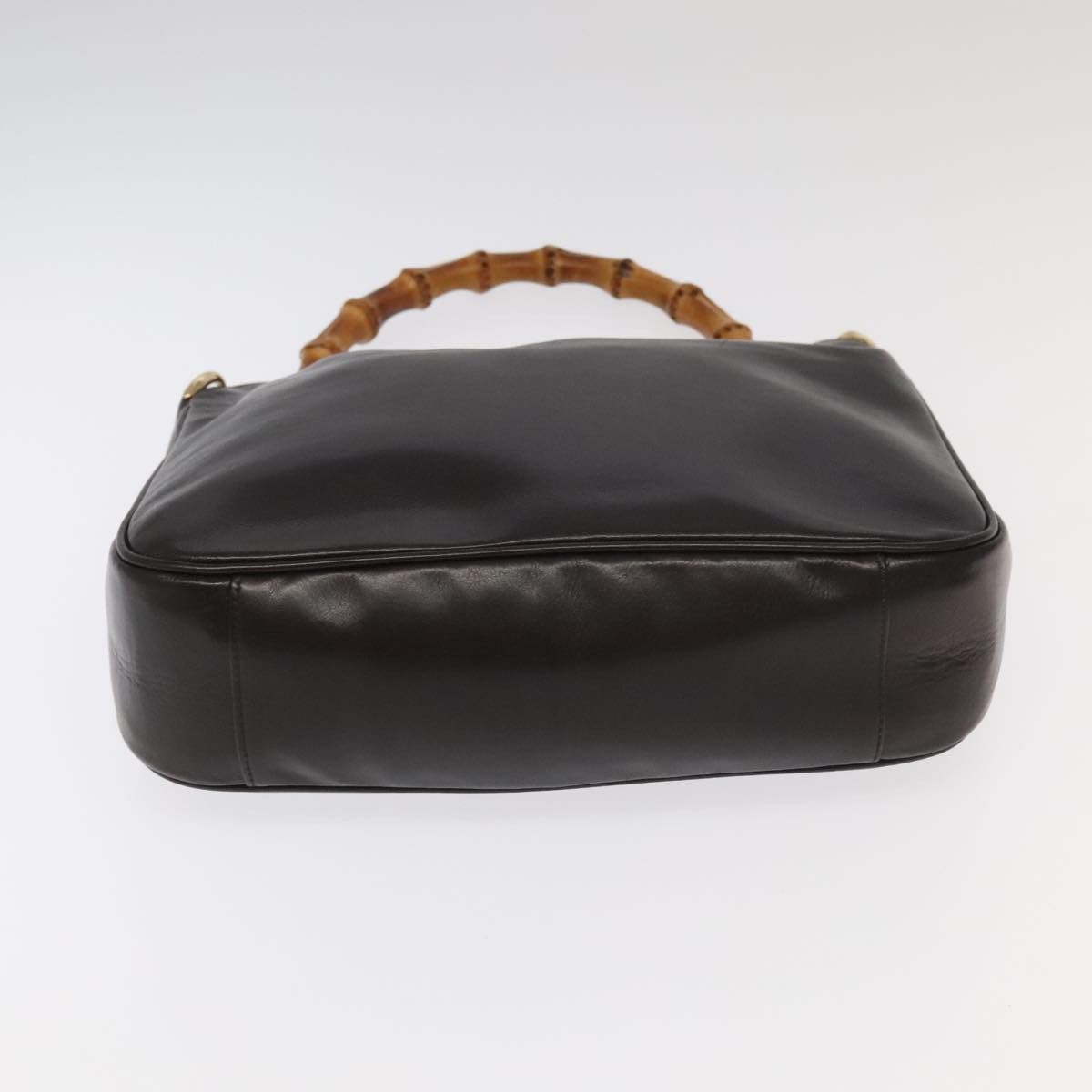 Gucci GUCCI Bamboo Hand Bag Leather 2way brown Size ONE SIZE - 9 Thumbnail