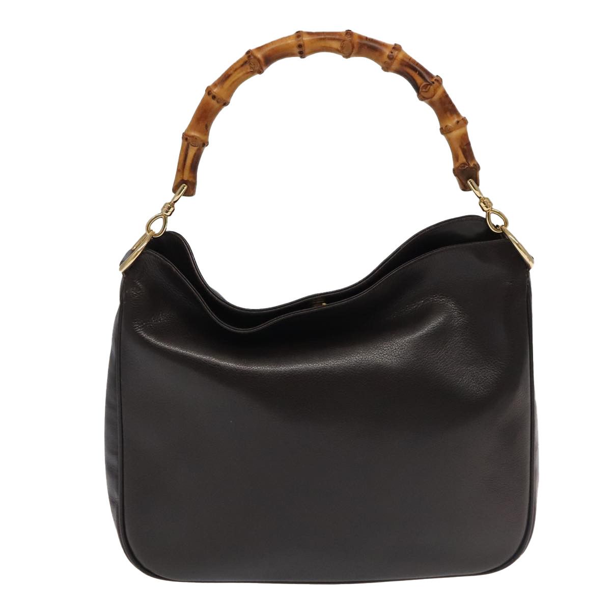 Gucci GUCCI Bamboo Hand Bag Leather 2way brown Size ONE SIZE - 3 Thumbnail