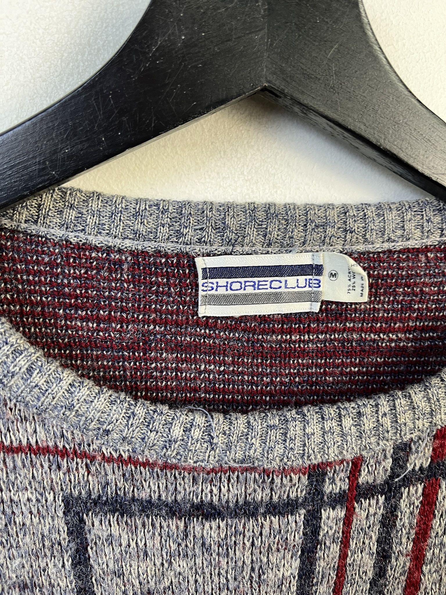 Other Vintage Knit Sweater 1990s Thick Knit Pipes Screen Saver Knit Sweater Size M Size US M / EU 48-50 / 2 - 2 Thumbnail