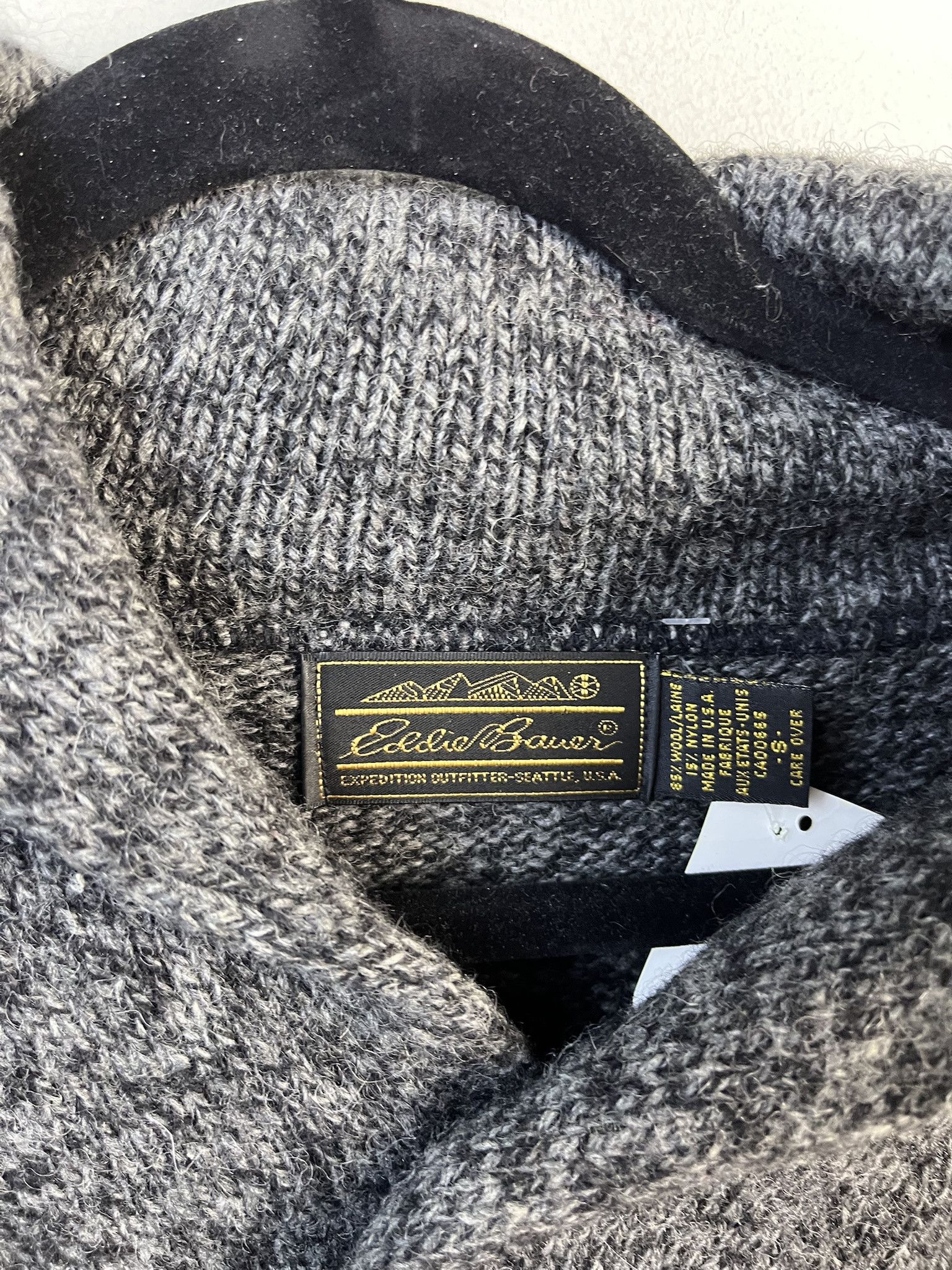 Eddie Bauer Vintage Knit Sweater 1990s Thick Knit Eddie bauer Cowl Neck Knit Sweater Size S Size US S / EU 44-46 / 1 - 2 Thumbnail