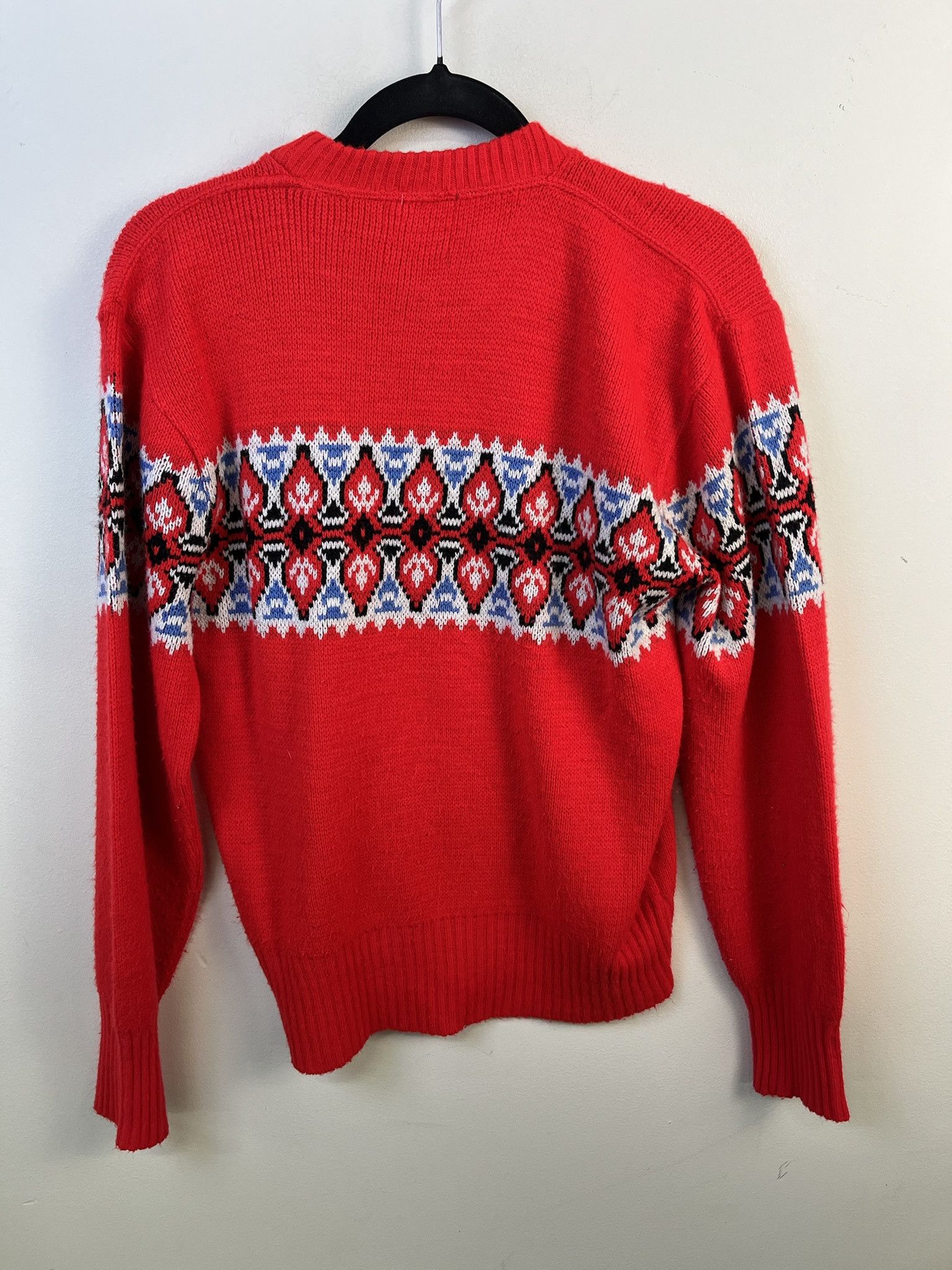 Other Vintage Knit Sweater 1990s Thick Knit Brent Orlon Acrylic Bloom Stripe Knit Sweater Size S Size US S / EU 44-46 / 1 - 3 Thumbnail