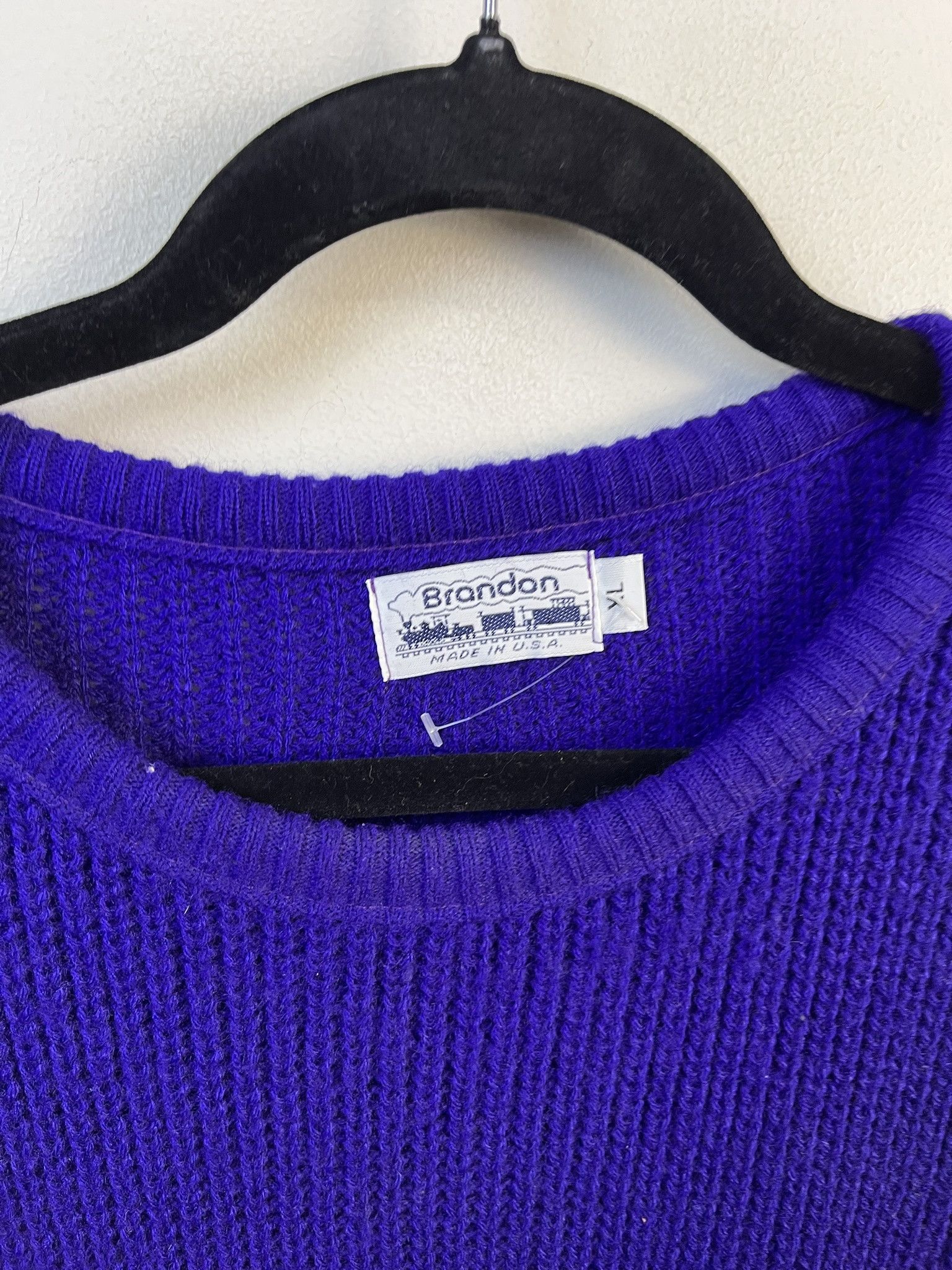 NFL Vintage Knit Sweater 1990s Thick Knit Minnesota Vikings Embroidered Knit Sweater Size XL Size US XL / EU 56 / 4 - 2 Thumbnail