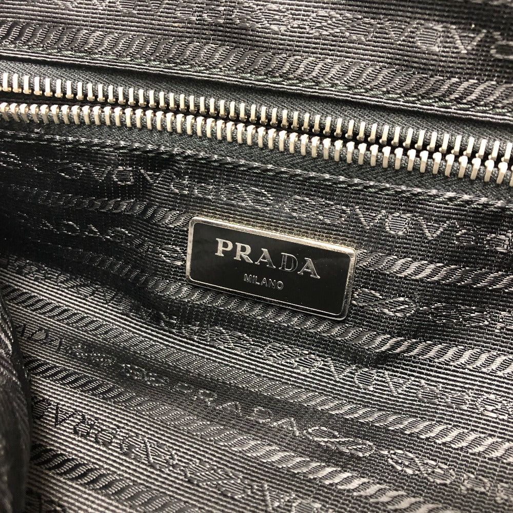 Prada Prada Triangle Logo Check 2 Way Bag Shoulder Diagonal Hanging (E.G. Of A Rocket) Tote Handbag Cotton Women Size ONE SIZE - 15 Thumbnail